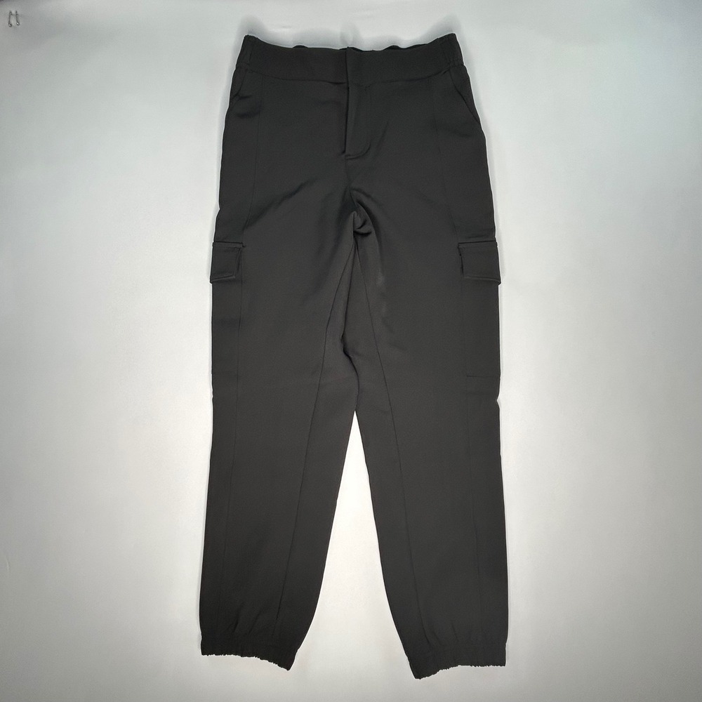 CALIA Black Cargo Jogger Pants Women's Small Elastic Waist Stretch Activewear